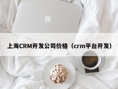 上海CRM开发公司价格（crm平台开发）